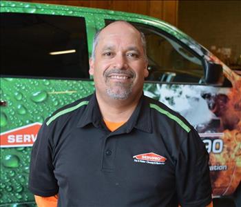 David Ortega, team member at SERVPRO of East Phoenix