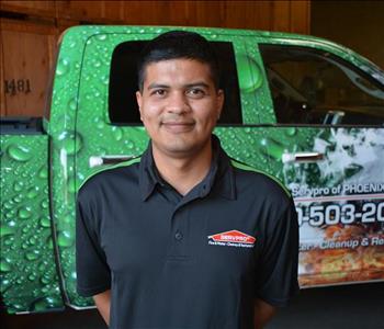 Nolberto Enriquez, team member at SERVPRO of East Phoenix