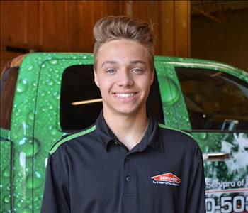 Jaden Banks, team member at SERVPRO of East Phoenix