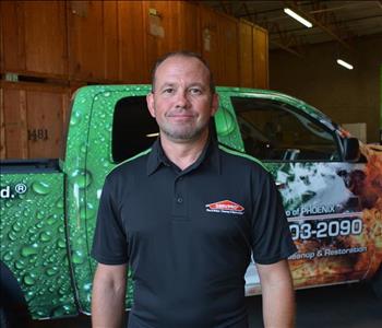 Jason Temple, team member at SERVPRO of East Phoenix